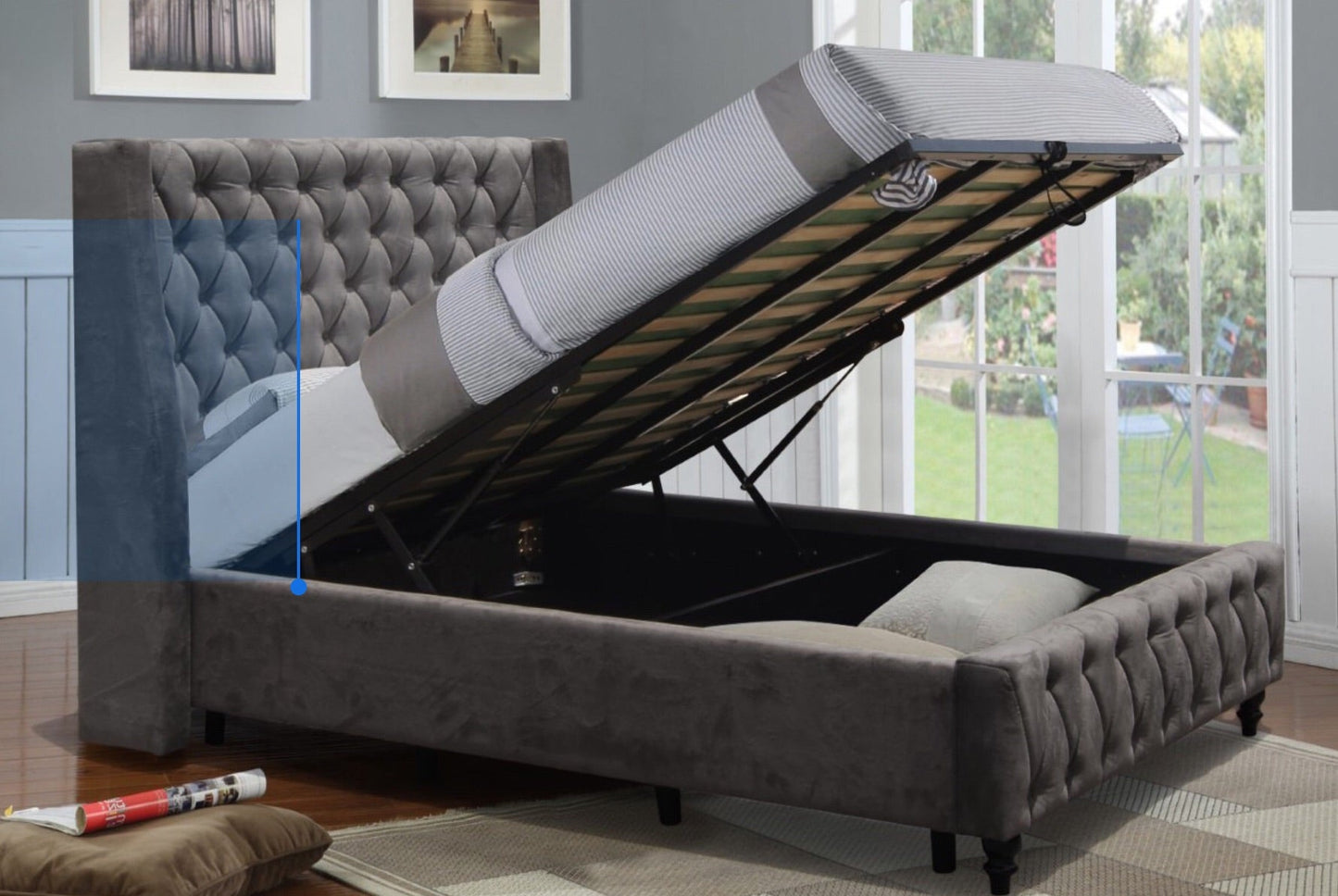 Jenkins jersey Storage Bed (Gas Lift) with wings in stock clearance purchase instore only. Now sold out