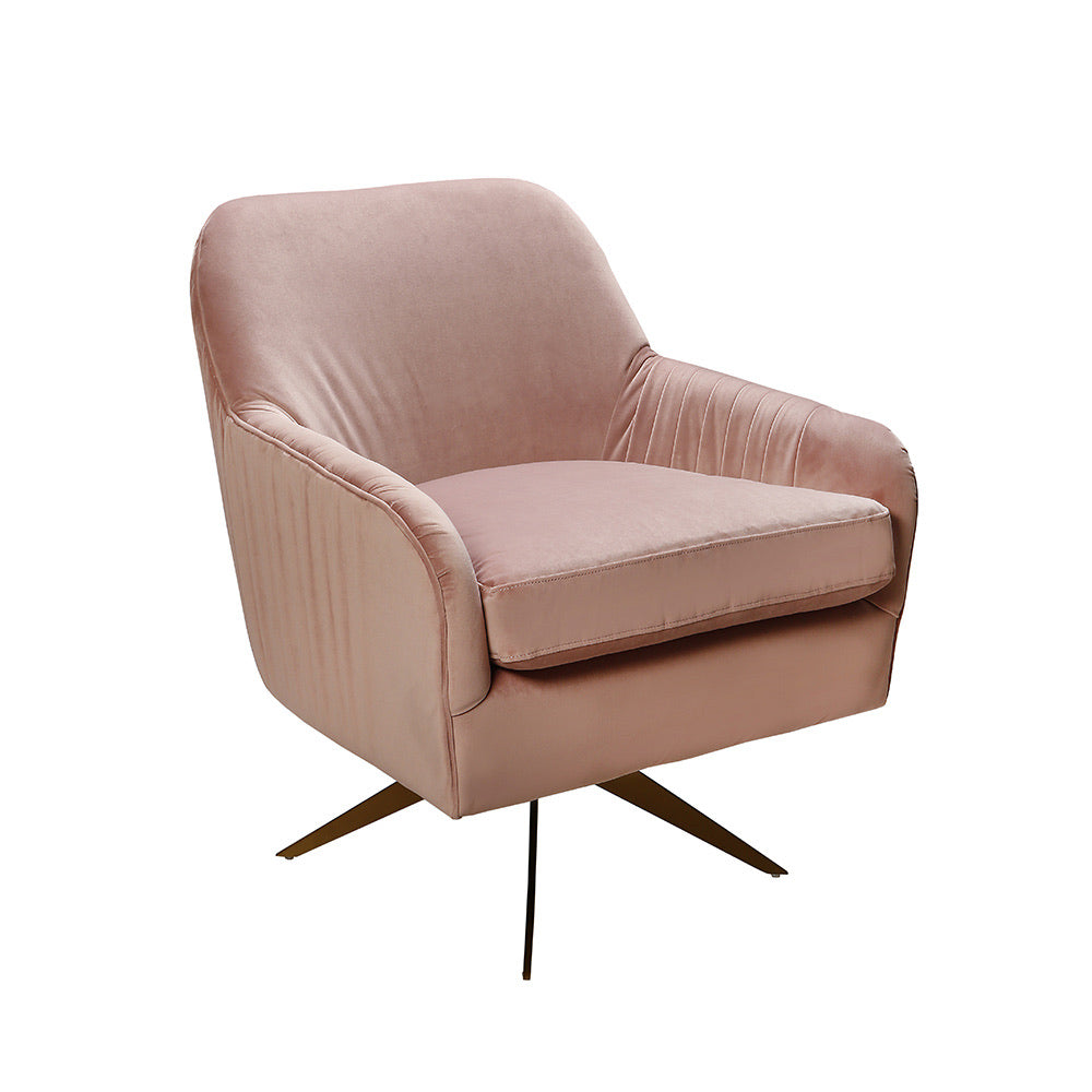 Sia swivel Chair in blush pink totally stunning ! Reduced for collection