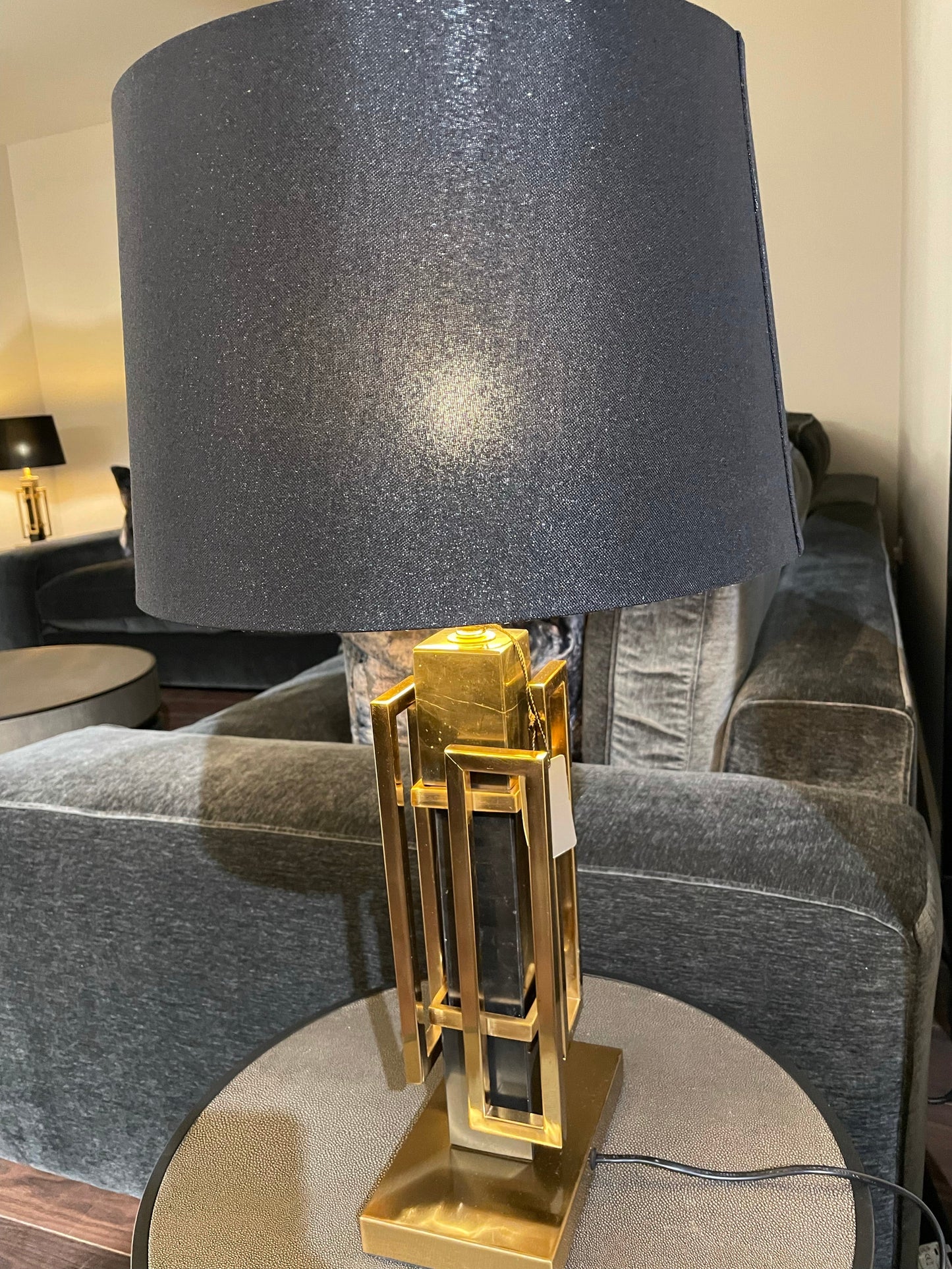 Table lamp marble base Matt Cosby