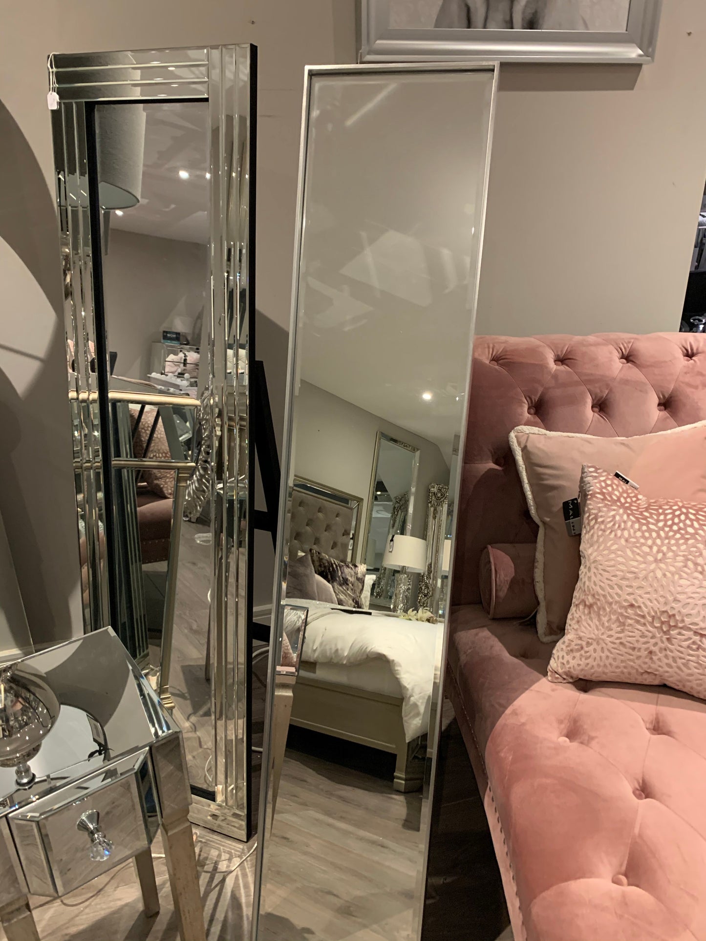 Arlene 150 cm brushed frame dressing mirror click n collect
