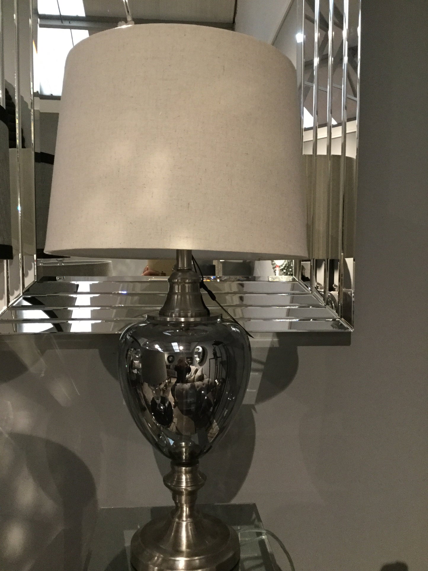 Table Lamp Brushed Nickel 1325
