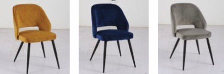 Sachs dining chair velvet set of2 or 4 reduced . Pay and Collect instore