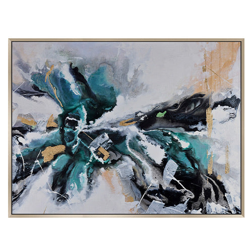 Ayra Abstract Wall Art teal reduced instore