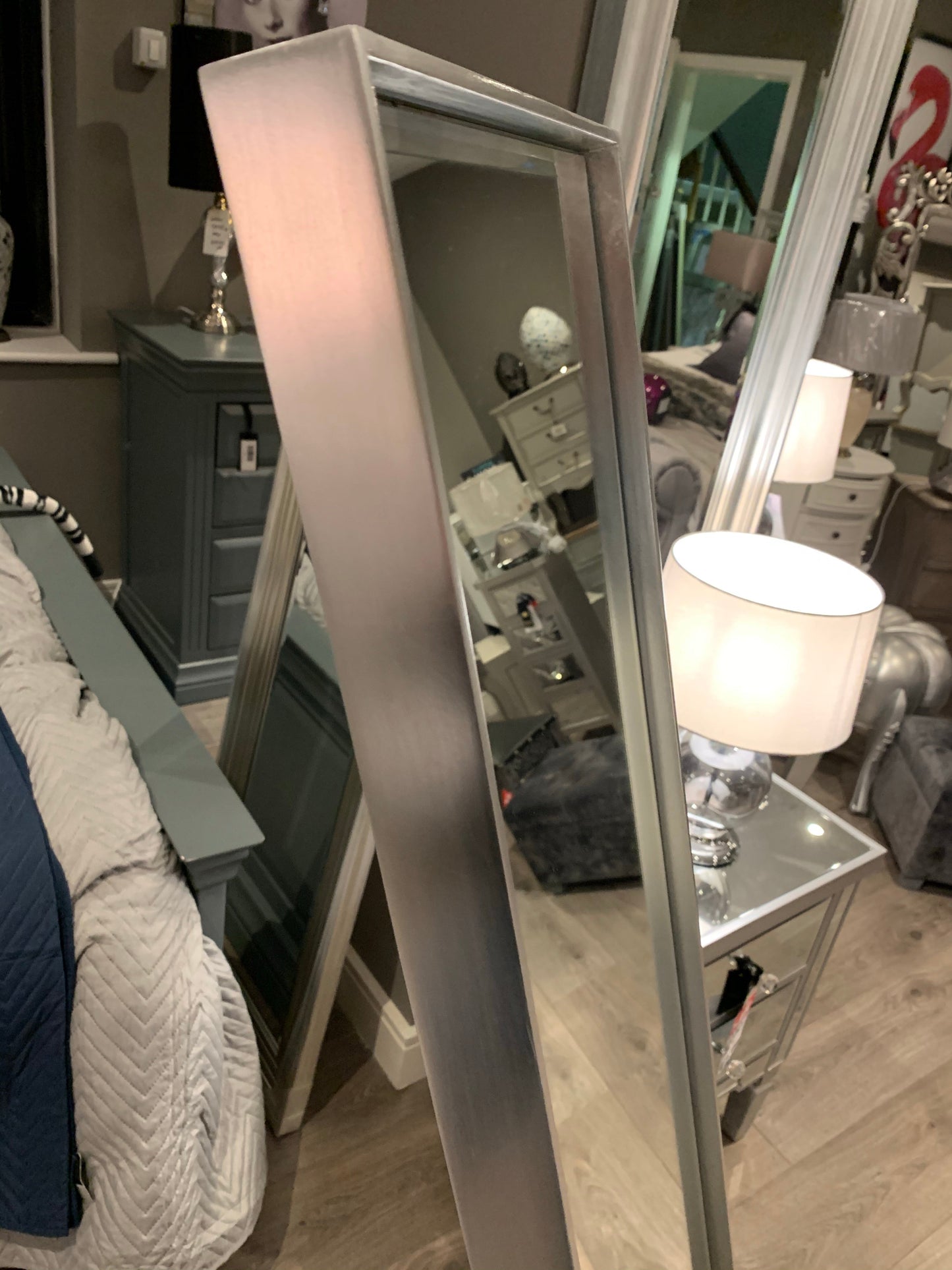 Arlene 150 cm brushed frame dressing mirror click n collect