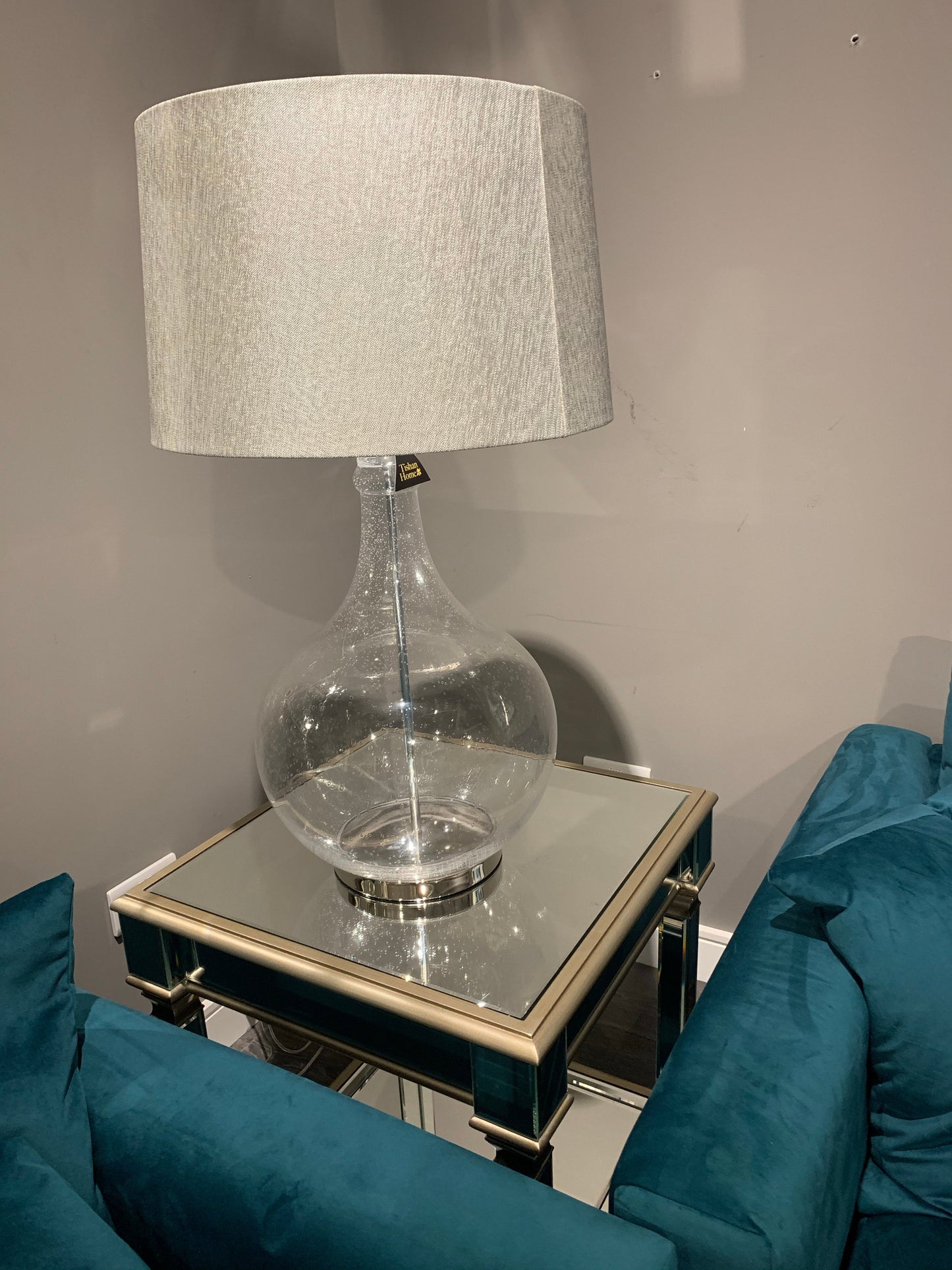 Tuscan bowl lamp w shade clearance