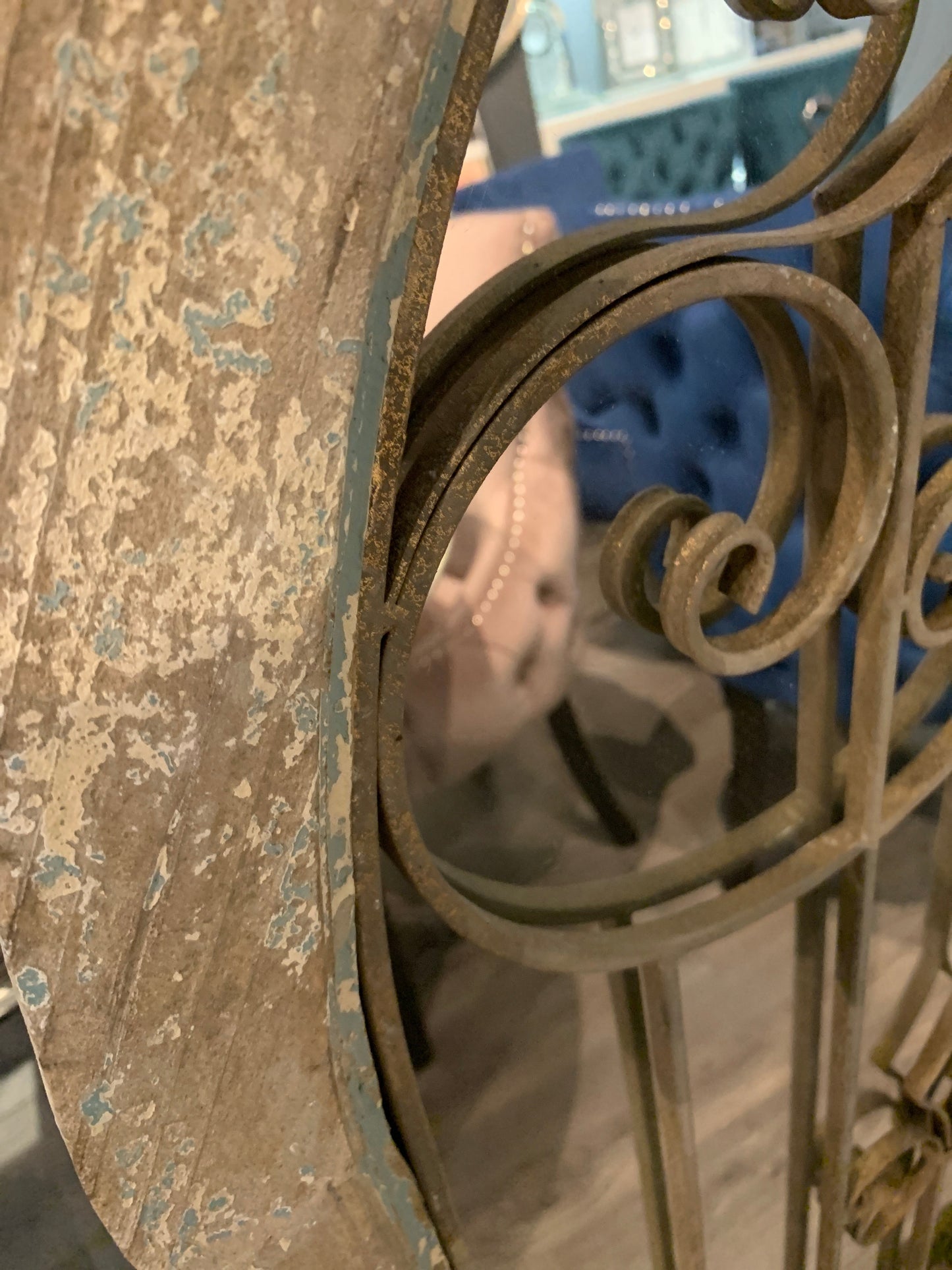 Antiqued arch Door rustic mirror Warehouse clearance collection only check availability