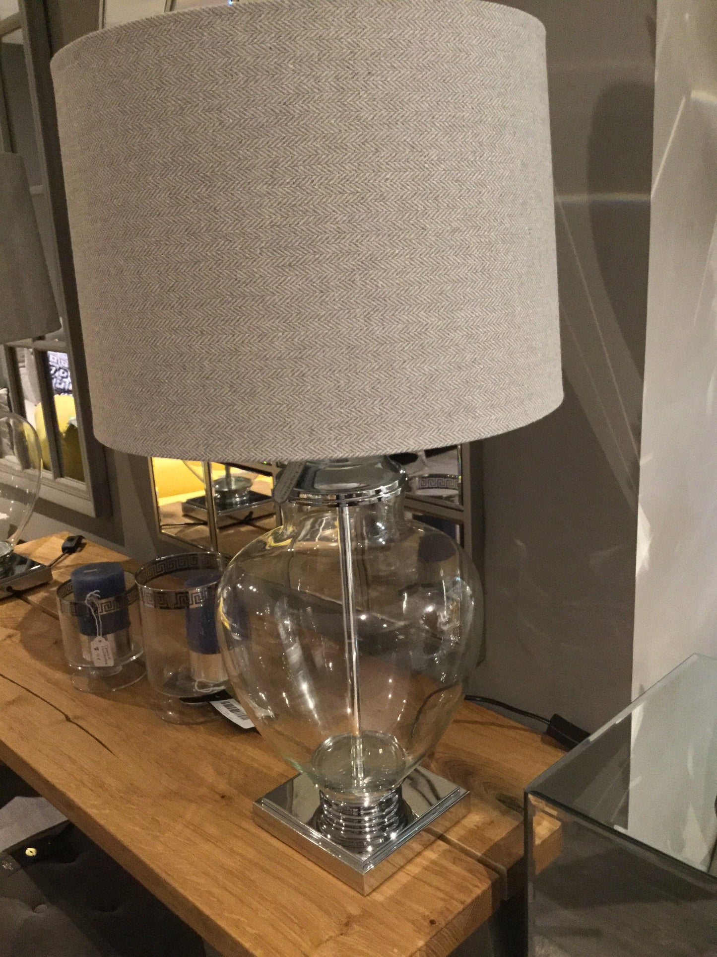 Glass table Perugia lamp 7420 for collection