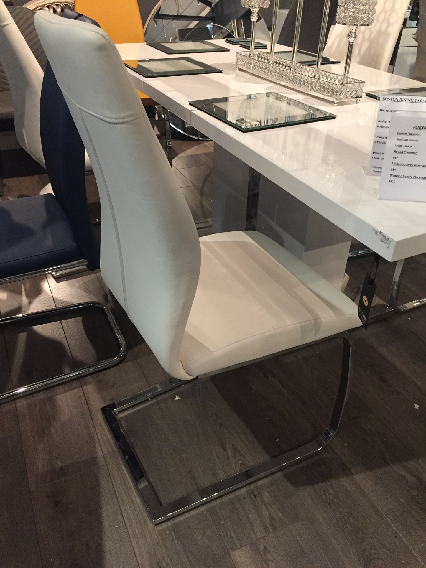 Elis Irma steel dining chair clearance in black priced each for collection only 2 left