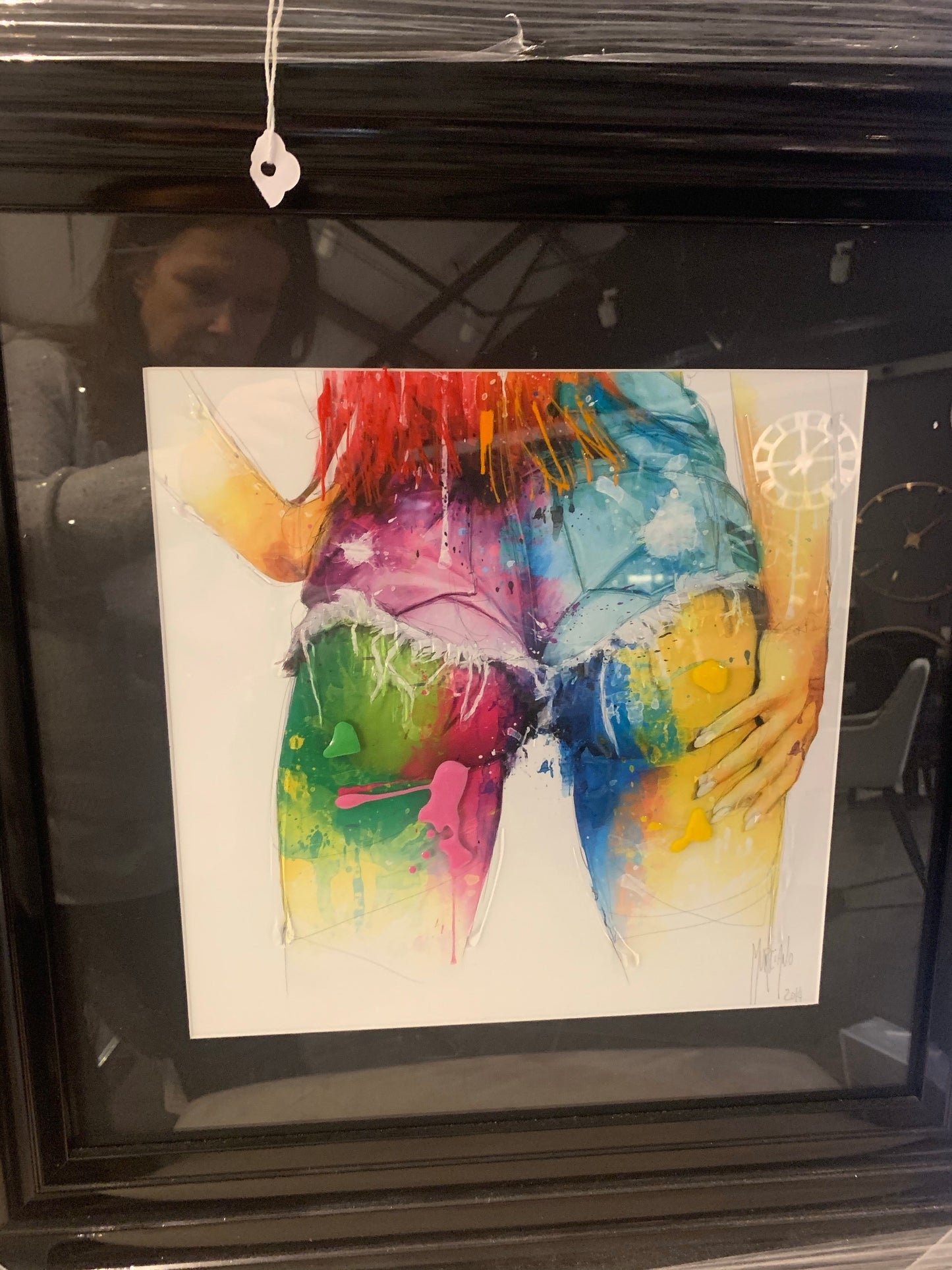 Esteemed artist Murciano framed picture with black frame Last One to clear