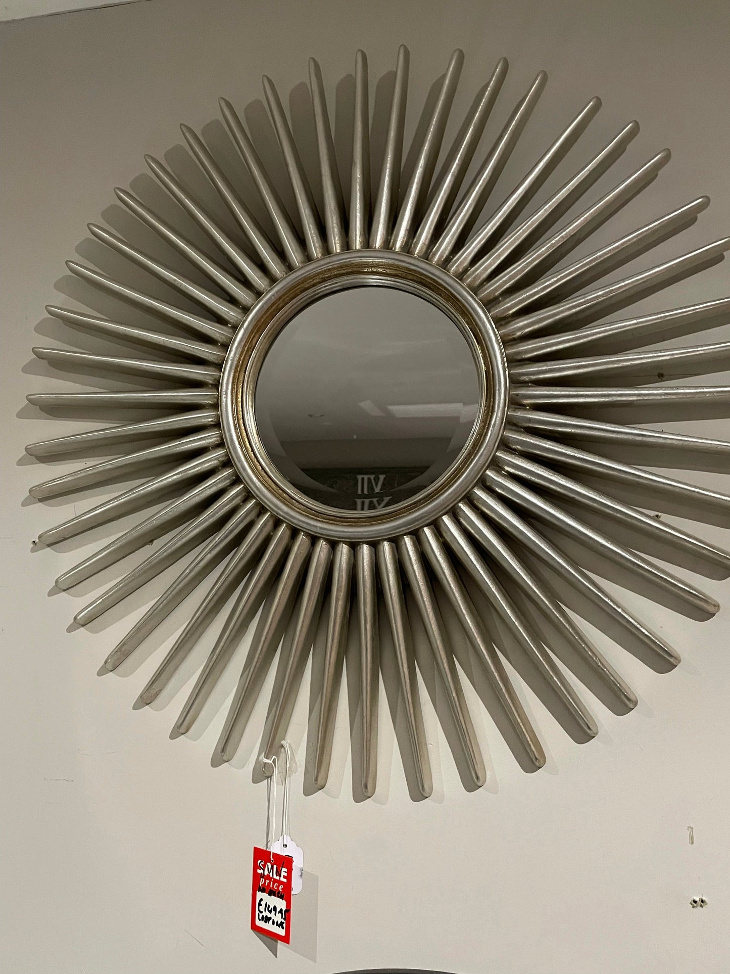Sun mirror in champagne half price . Collect only