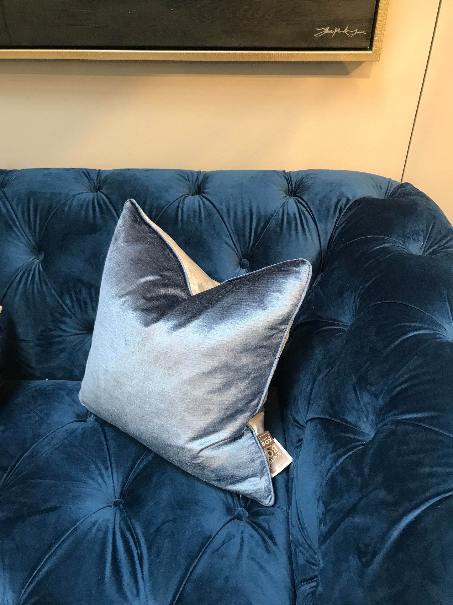 Velvet Sheen Duo Cushion
