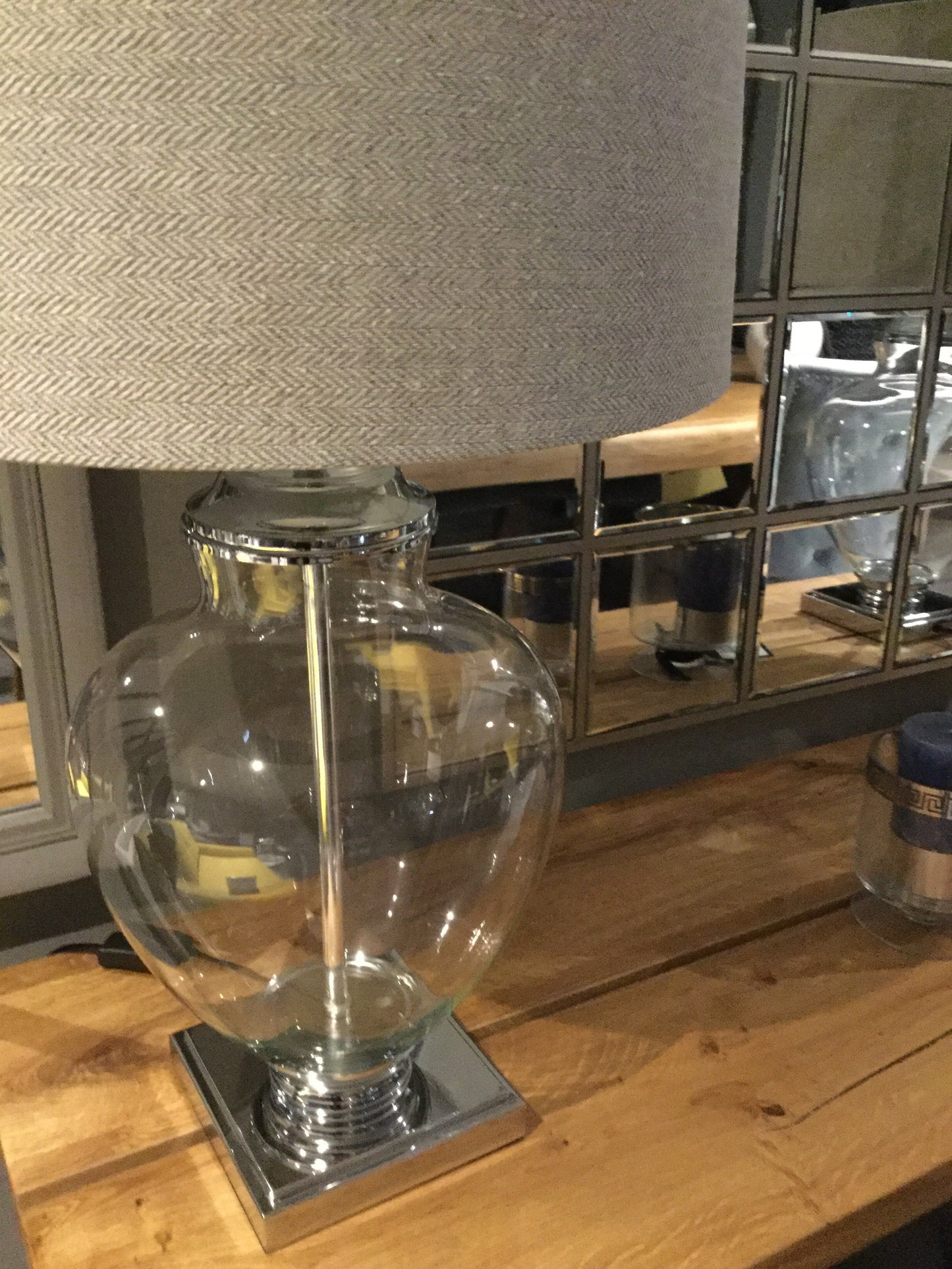 Glass table Perugia lamp 7420 for collection