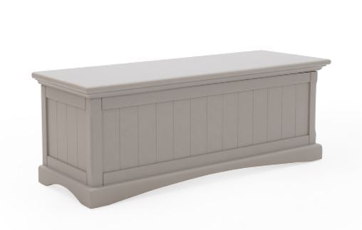 Turner Blanket Box Hand Painted in Pavillion Grey