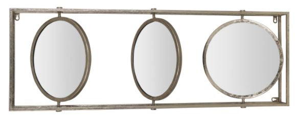 Champagne Mirror Set in Frame
