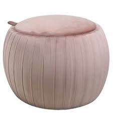 Blush pink storage hamper pouffe stool instore clearance for collection no exchange