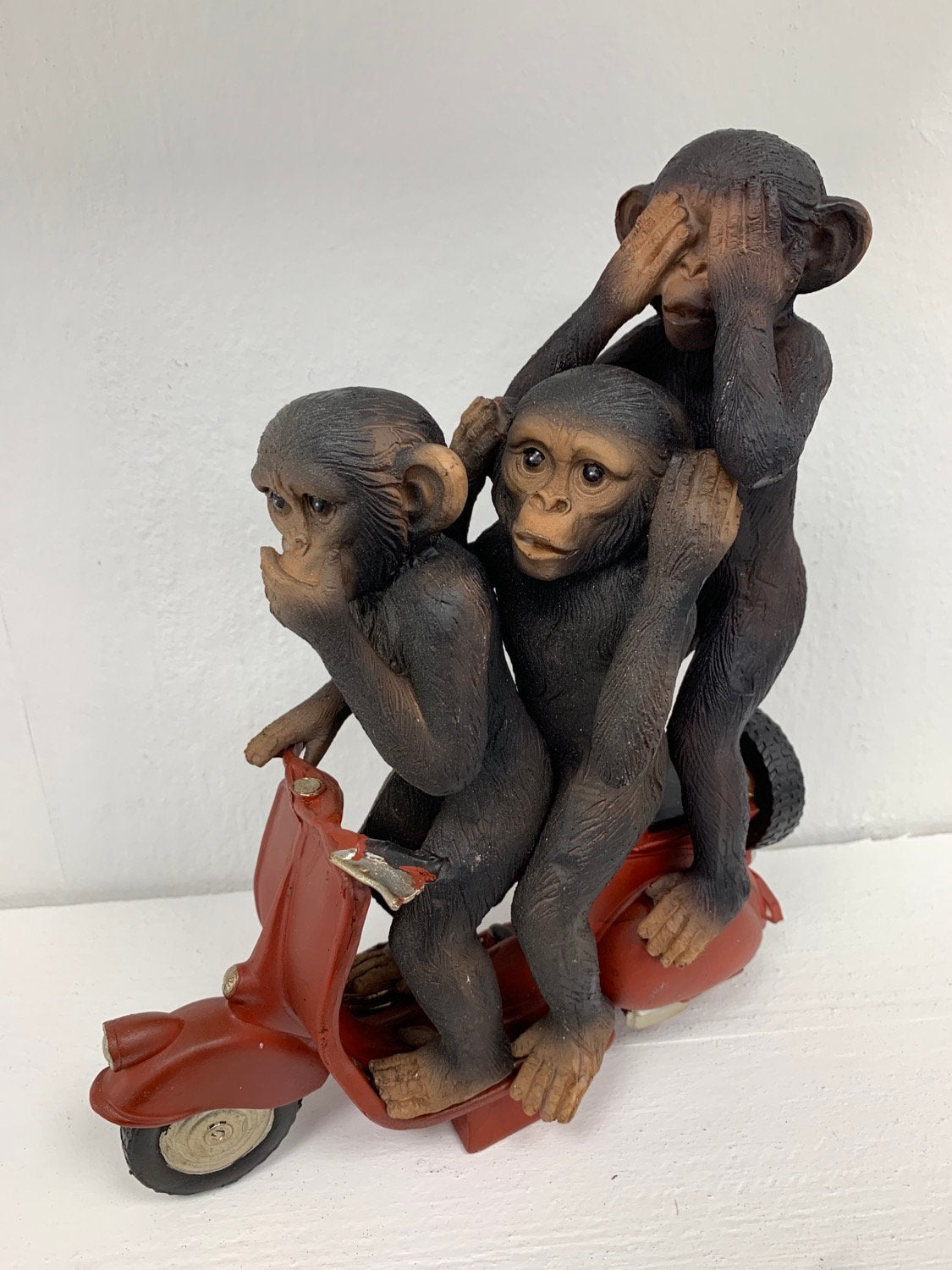 Wise monkeys on scooter ( collect only )