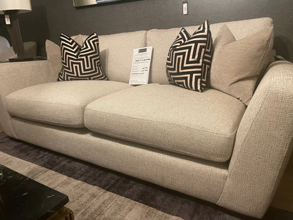 Romeo bespoke sofa collection with free scatters custom stock clearance on display