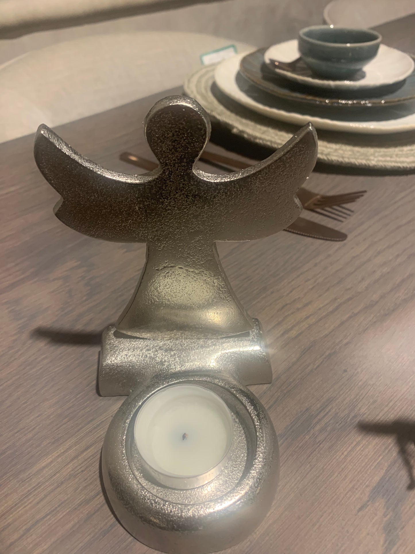 Metal nativity candle holder each ideal gift