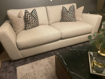 Romeo bespoke sofa collection with free scatters custom stock clearance on display