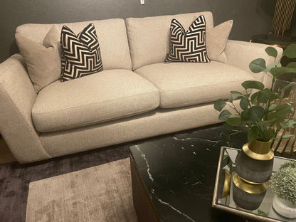 Romeo bespoke sofa collection with free scatters custom stock clearance on display