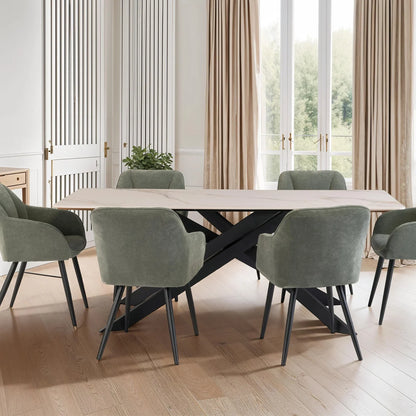Cordon Dining Table  160 cm. Choice of colour top.