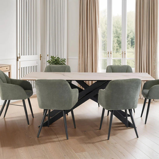 Cordon Dining Table  160 cm. Choice of colour top.