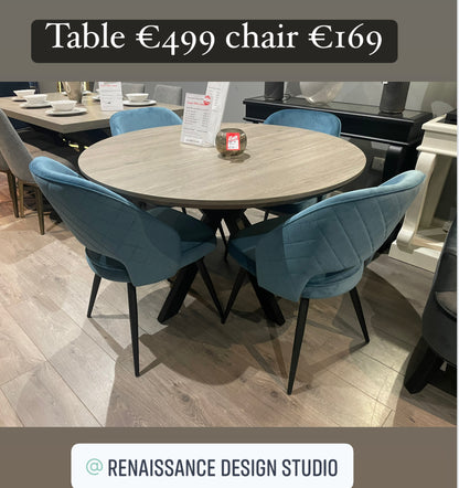 Sachs dining chair velvet set of2 or  4 reduced . Pay and Collect instore