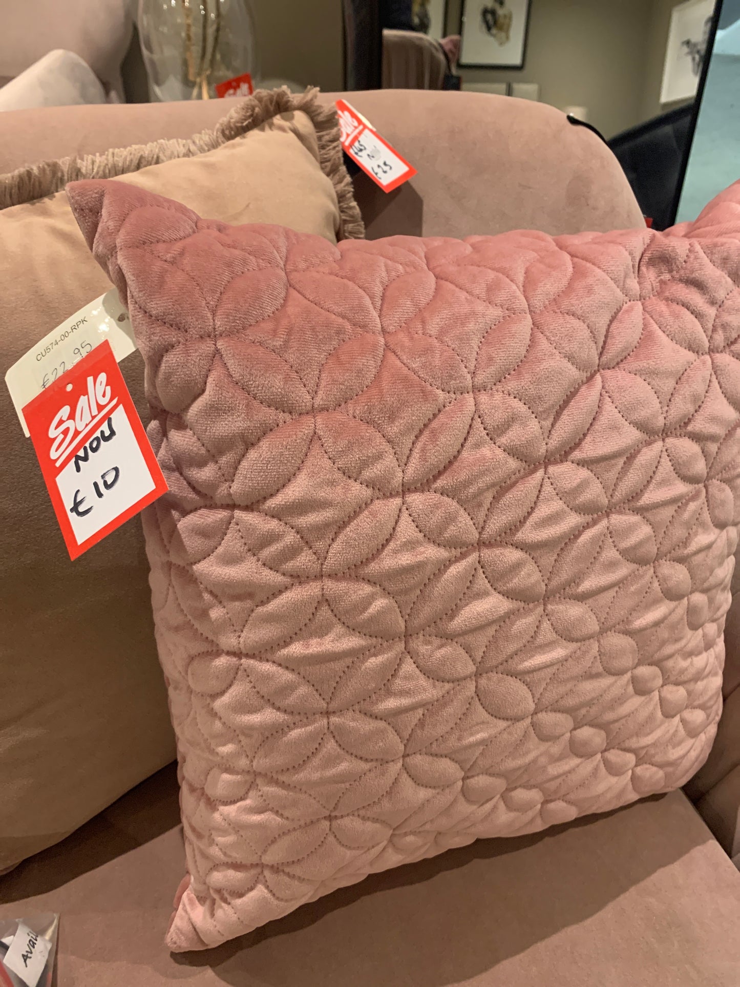 Rose Pink Marrakech cushion cover or complete cushion . REDUCED