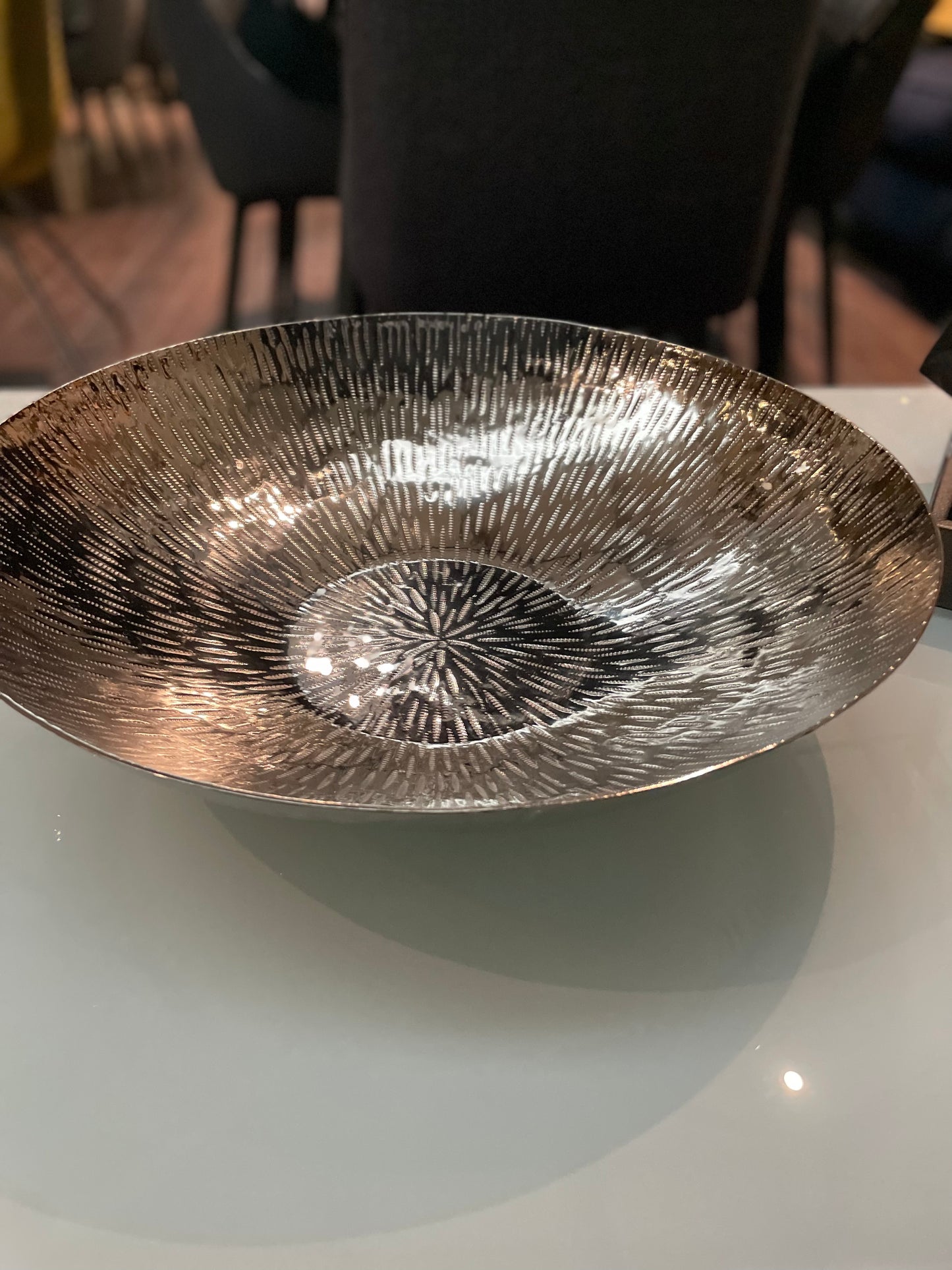 Large nickel bowl less than half price clearance in store