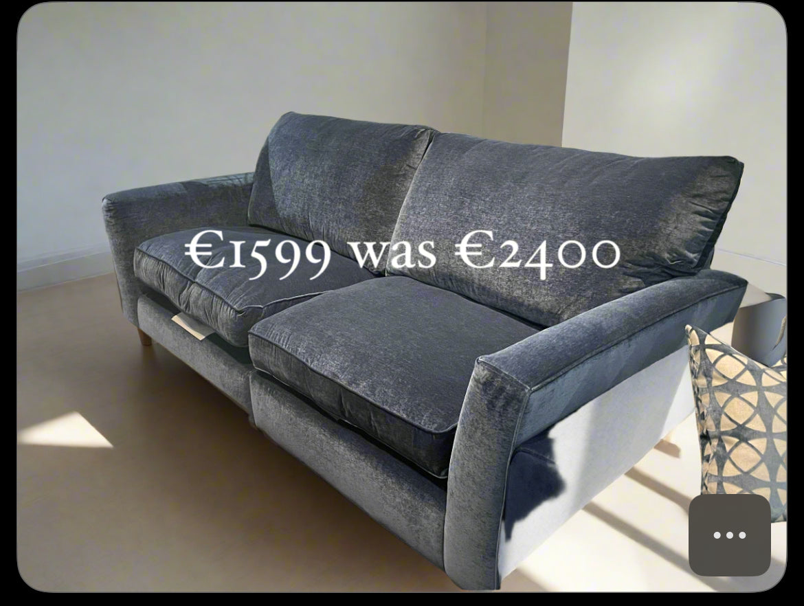 Maxwell large sofa in kyra indigo reduced. View Instore to purchase