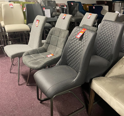 ravello dining chairs with black leg available from stock  set of 4  reduced ! pay instore