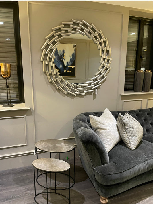 Champagne large  Lanthe Link Mirror. REDUCED clearance