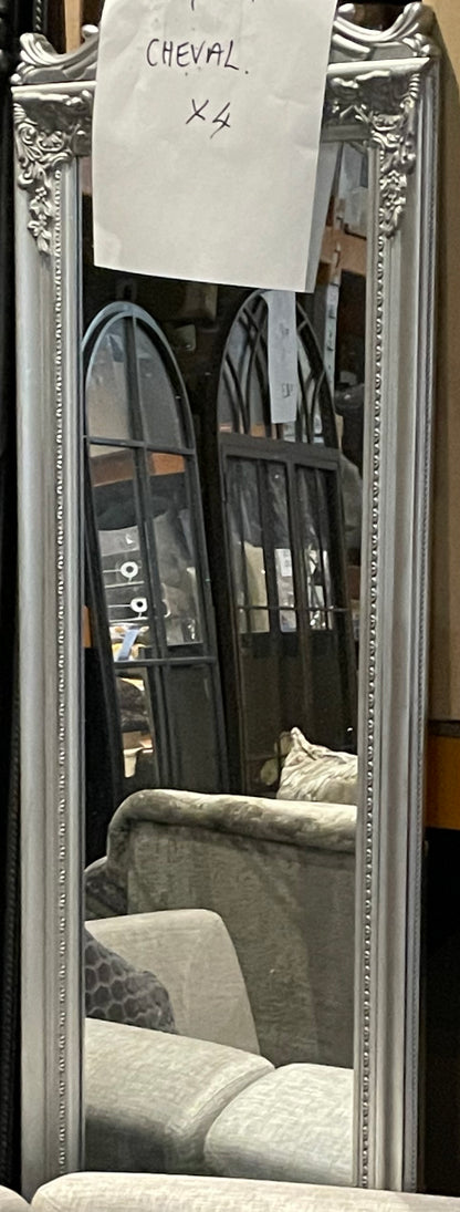 Silver dressing mirror full length collection only