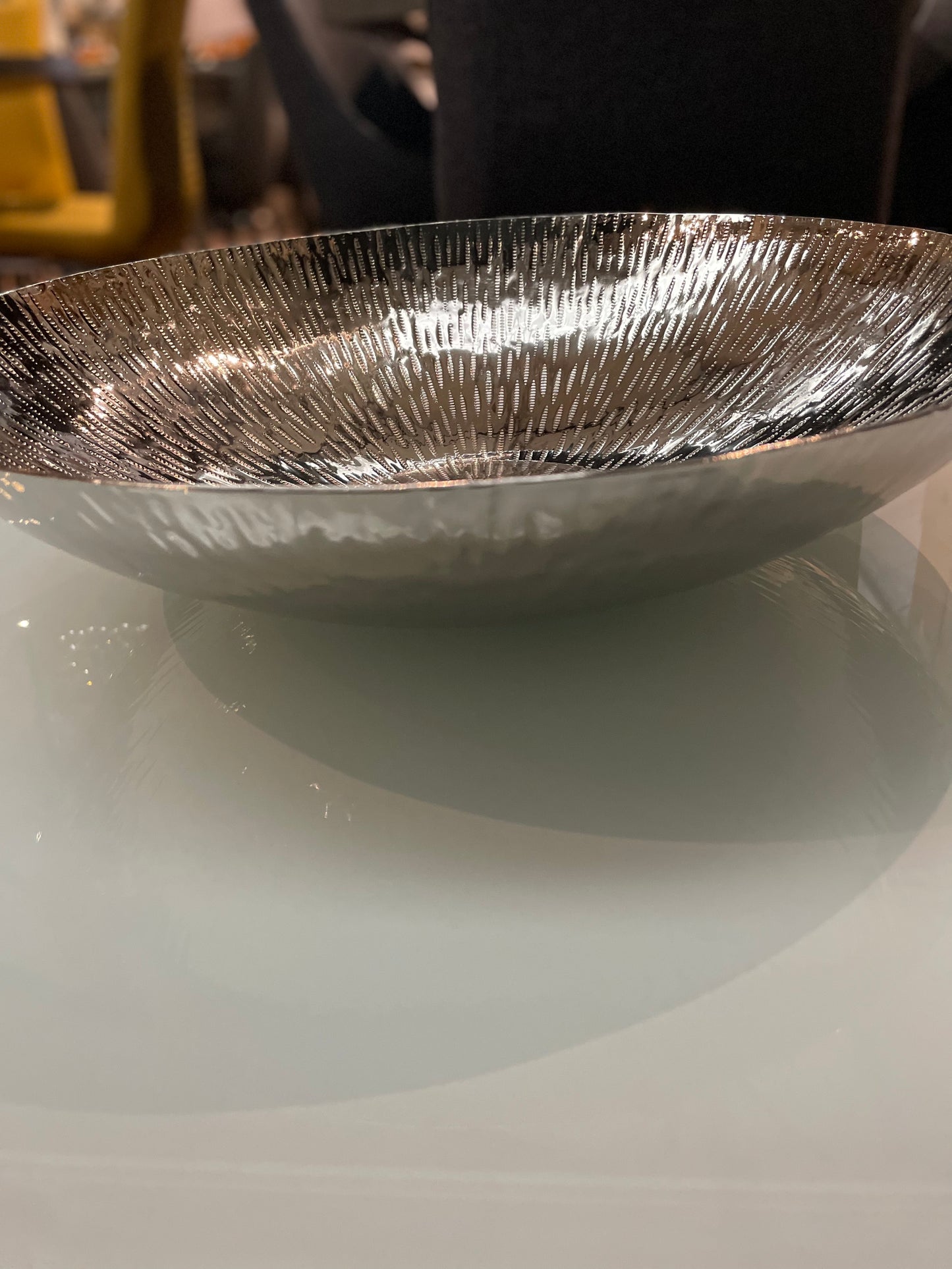 Large nickel bowl less than half price clearance in store