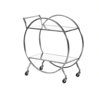 Drinks trolley circle chrome reduced . SOLD OUT