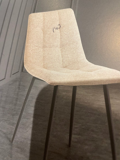 Esmeralda dining chairs in linen colour reduced to 79 euro each