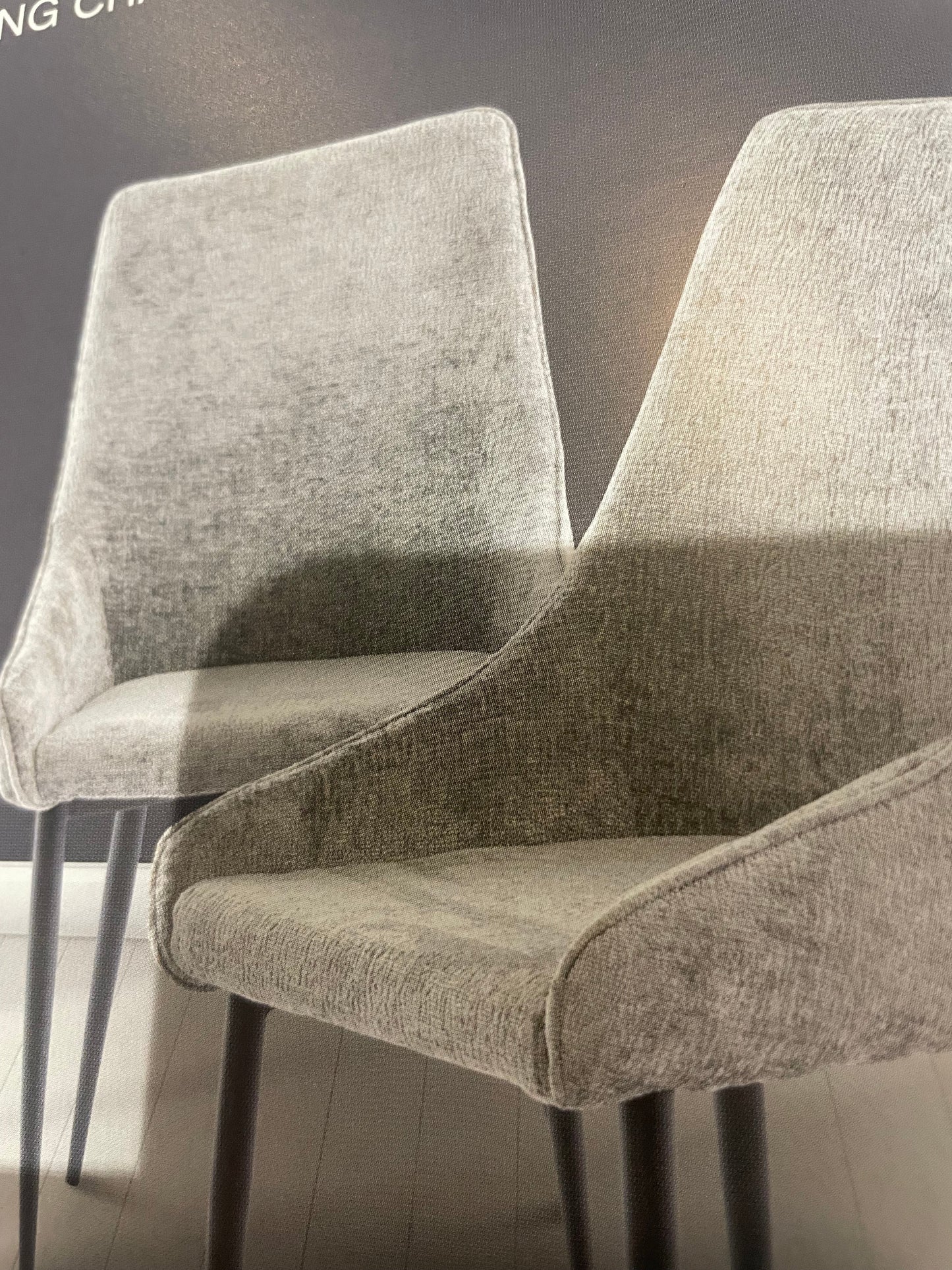 New Mallory  Dining Chair  boucle  set  of 6 available Instore  for collection