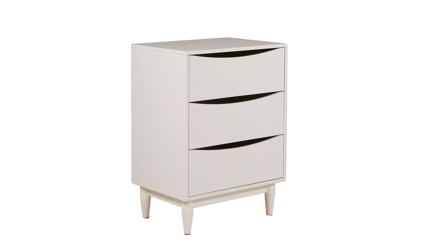 Alison 3 drawer chest  White or grey clearance  instore purchase only