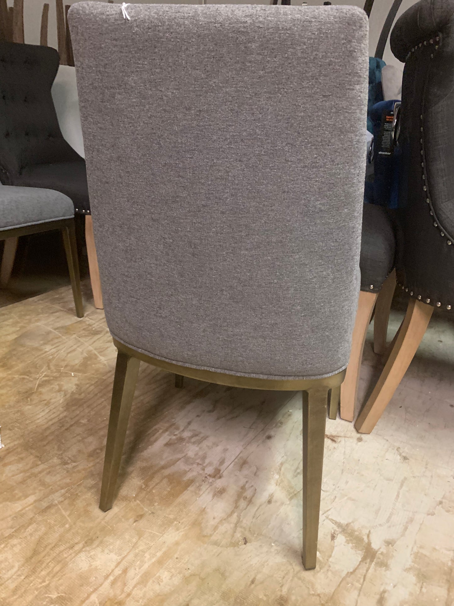 Bay Sandrine grey Dining Chair Linen half price  sets of 6  for collection pay in Store