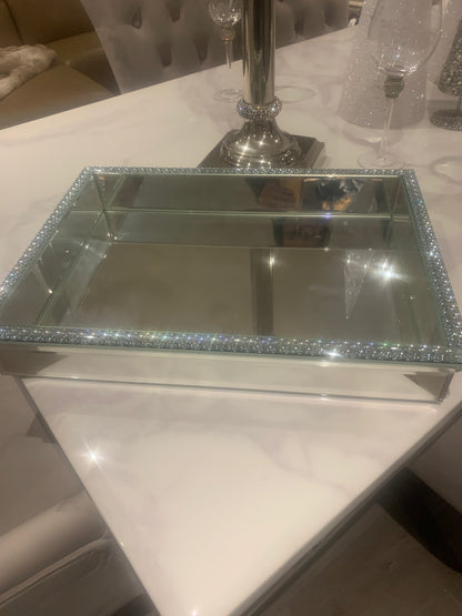 Statement large  Trinity Mirrored Tray Collect instore