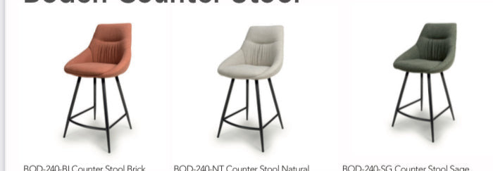 Bolton counter or bar stool