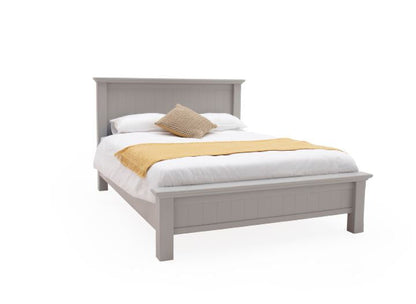 Troy 3 drawer bedside locker cabinet   grey
