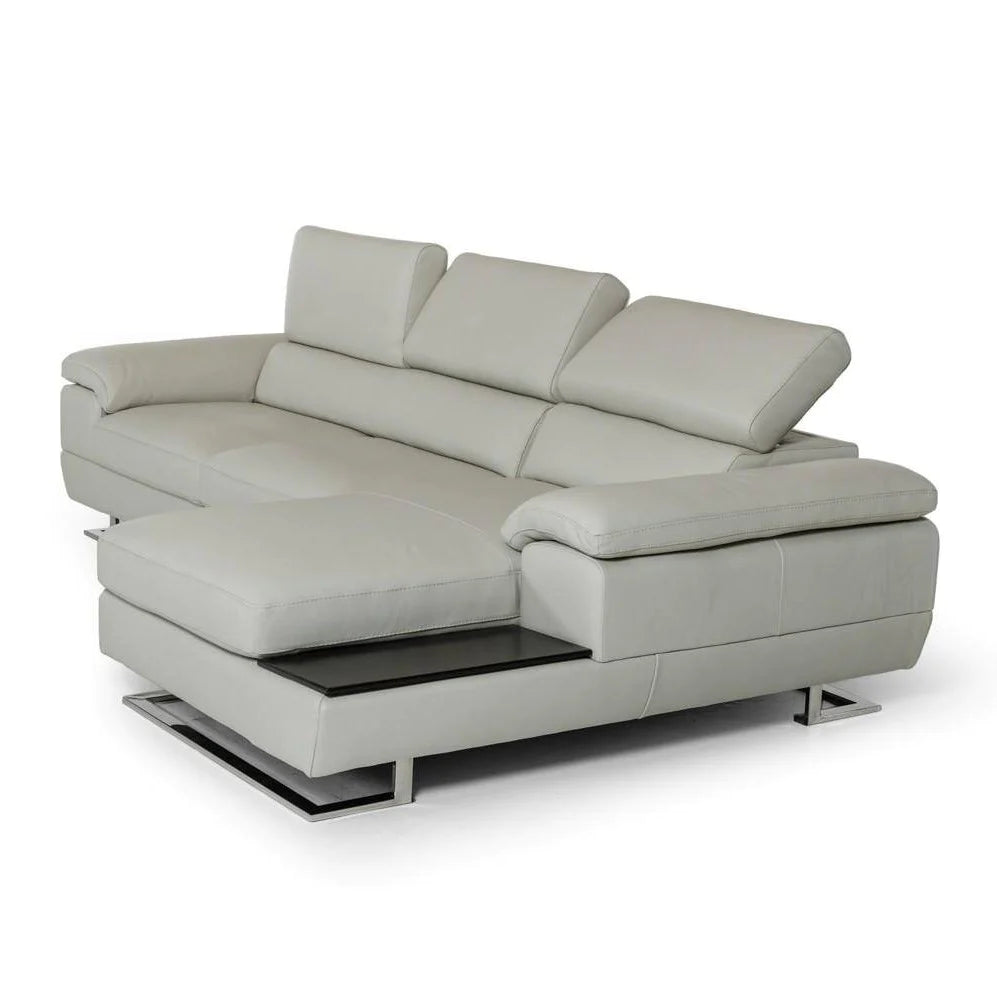 Invictus Finest italian leather sofa Chaise plus 3 seater  with  electrics.