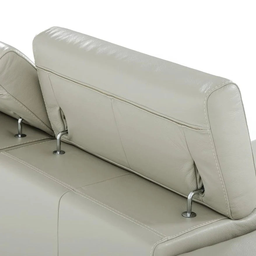 Invictus Finest italian leather sofa Chaise plus 3 seater  with  electrics.