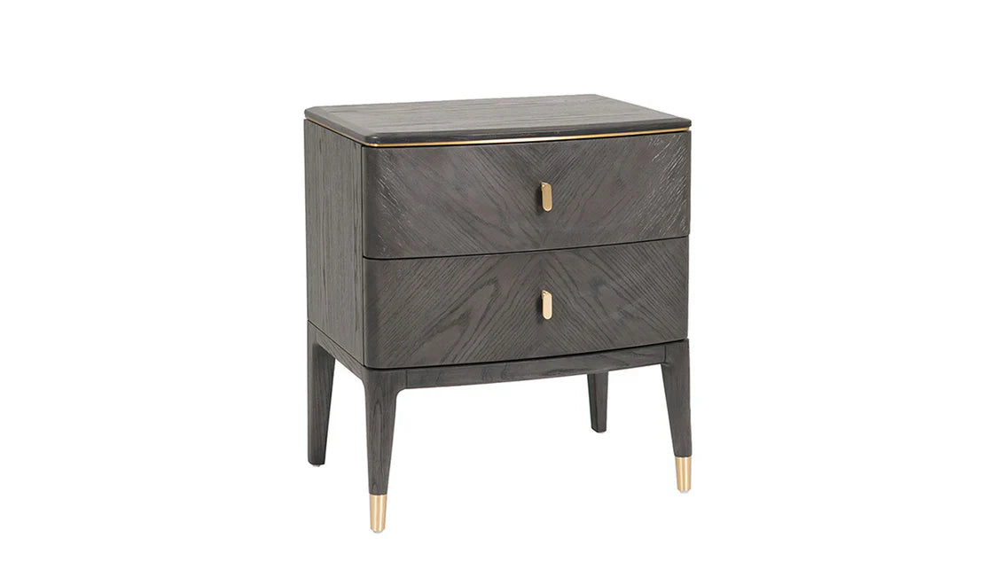 Ebony bedside cabinet for collection in store