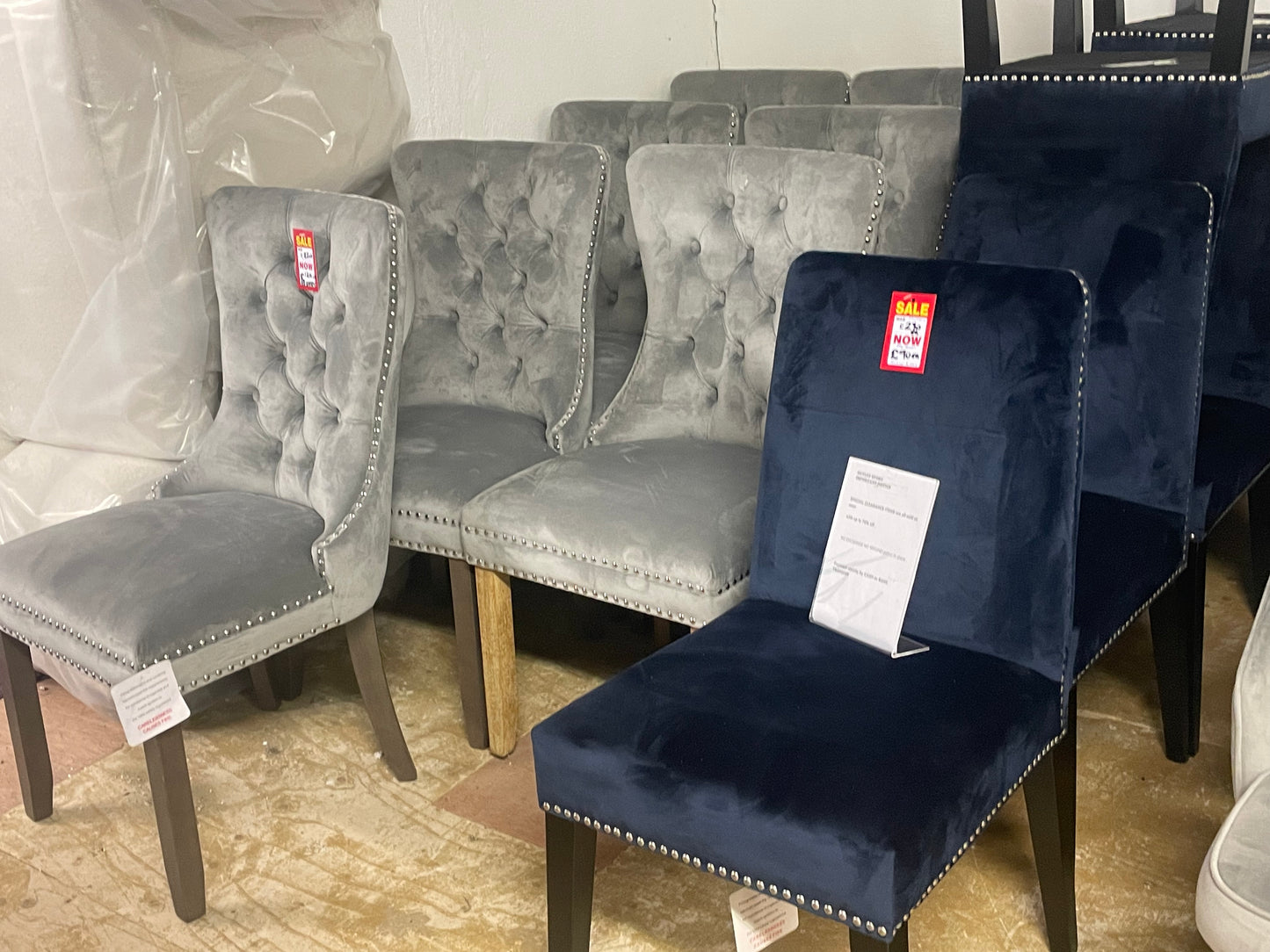Dining Chair Disposal Sale Payment Terms are pay Instore only