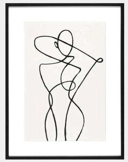 Exclusive large framed pictures for collection ( lines )