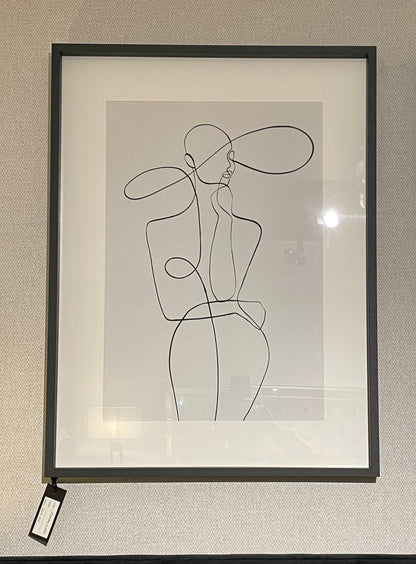 Exclusive large framed pictures for collection ( lines )