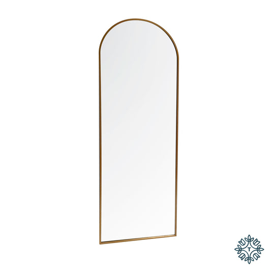 KARL Arch Mirror wall in gold 120 x 40 cm