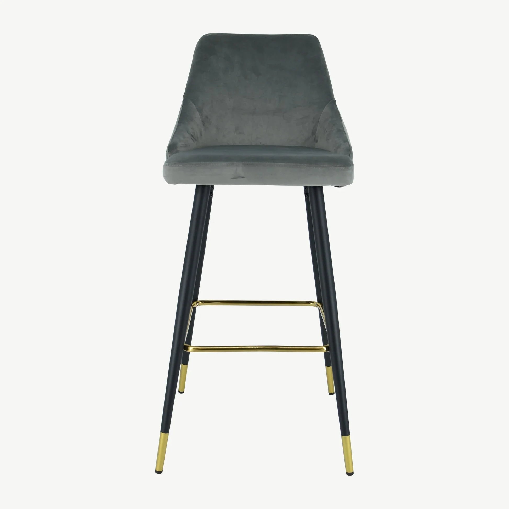 Avanza bar stool with gold cap in grey and navy .Now up to 50% off ! No exchange.-navy bar stool-Renaissance Design Studio
